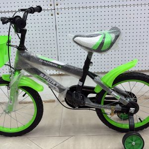 Baosika Kids Sports Bicycle Size 16 Inch Green in Color