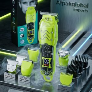 HLS-T08 Professional Rechargeable Hair Clipper & Touch-Up Kit